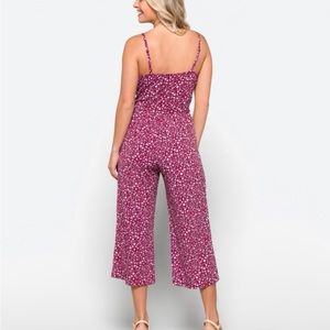 KAILEIGH

Rica Knit Crop Jumpsuit
L | Burgundy